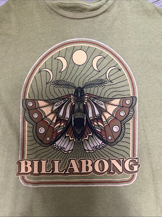 Billabong Tops - Billabong Olive and Pink Moth Wall Art Print